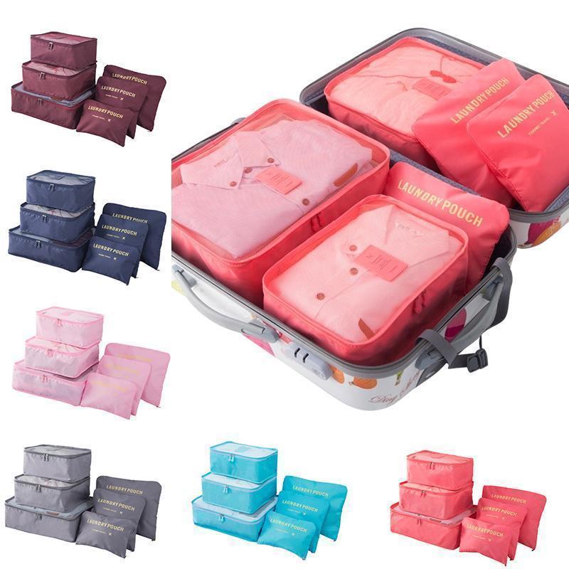 Set organizer per bagagli (6 pezzi)