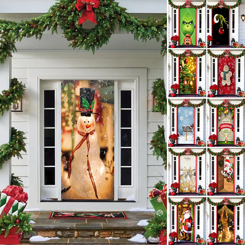 Copertura Decorativa per Porta di Natale