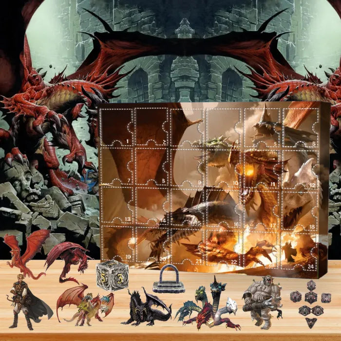 Calendario dell'Avvento Dungeons & Dragons 🎁 24 Regali All'interno