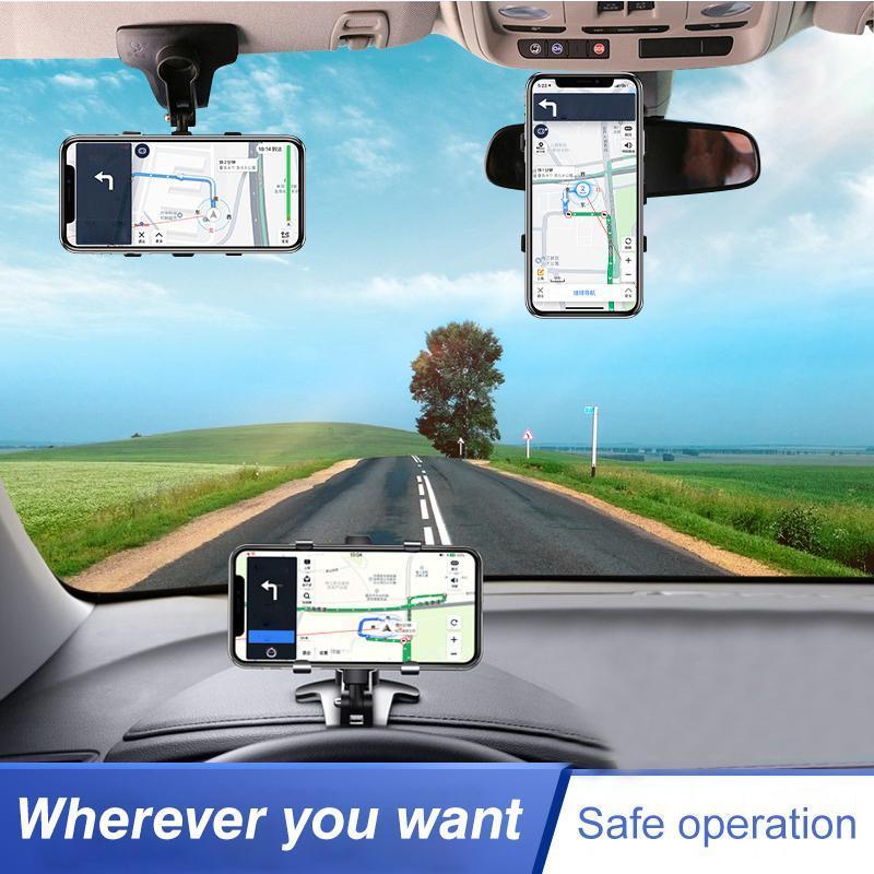 Supporto universale per telefono da cruscotto per auto